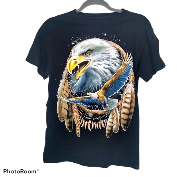 dom Other - Bald eagle dream catcher shirt small